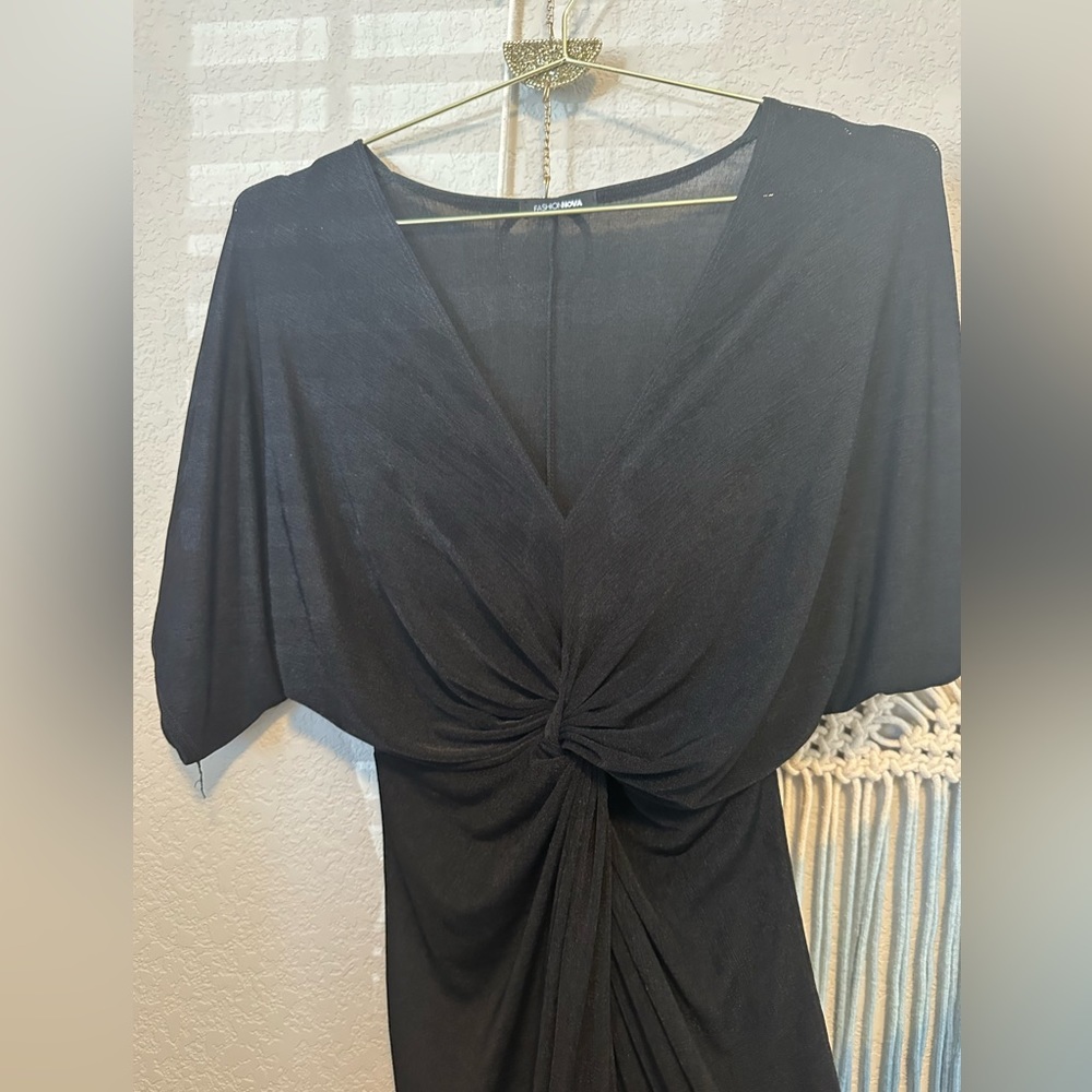 Black dress super stretchy